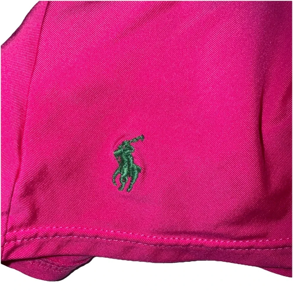 Ralph Lauren Baby‎ Girl One Piece Skirted Swimsuit Pony Logo Pink Size 9 Months